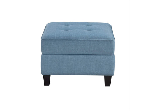 9557BUE-4 Ottoman with Storage