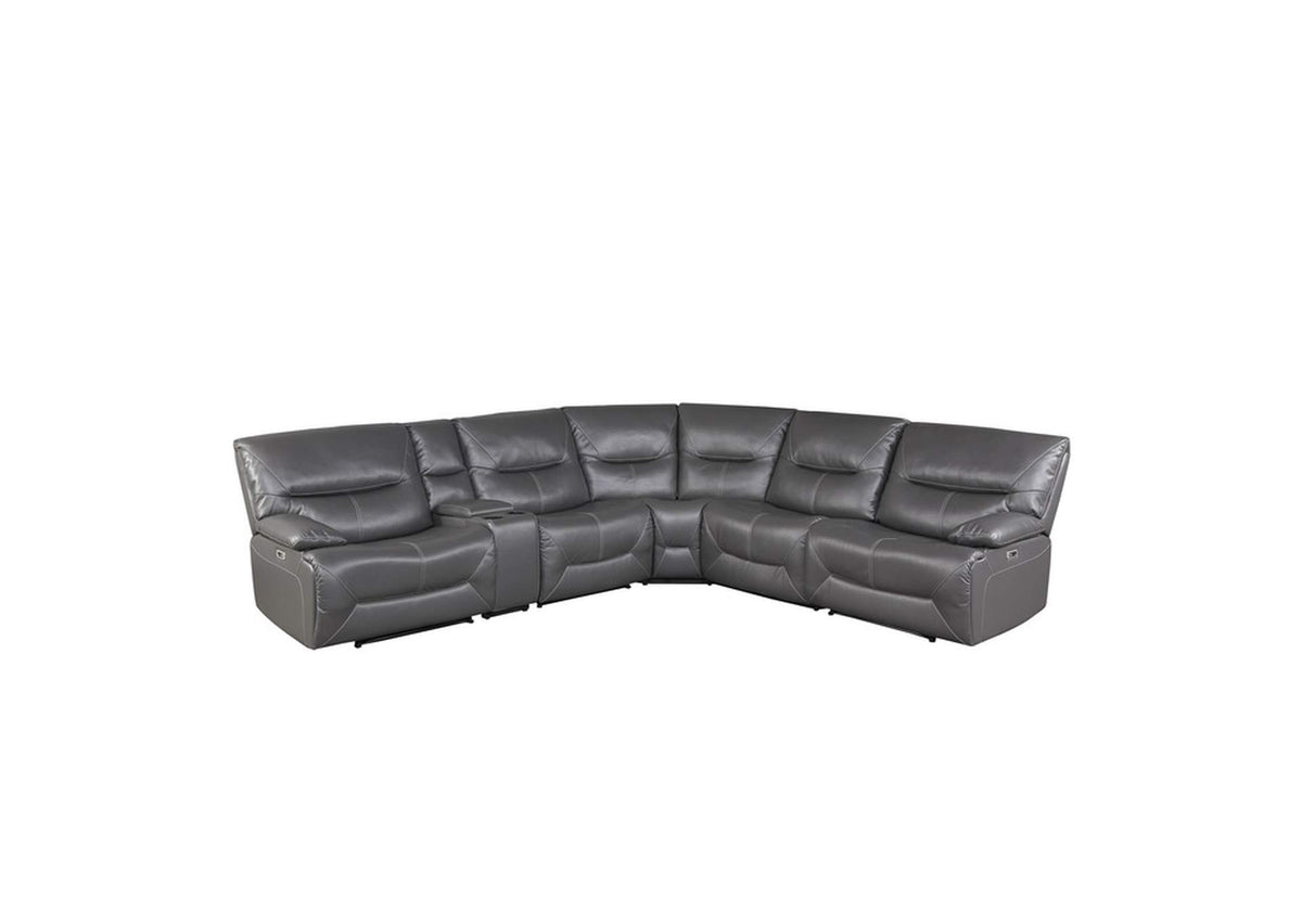 9579GRYKIT6LRRRPW Dyersburg 6-Piece Power Reclining Sectional