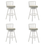 Harper - 26" Amber Glow Counter Height Rubberwood Swivel Barstool