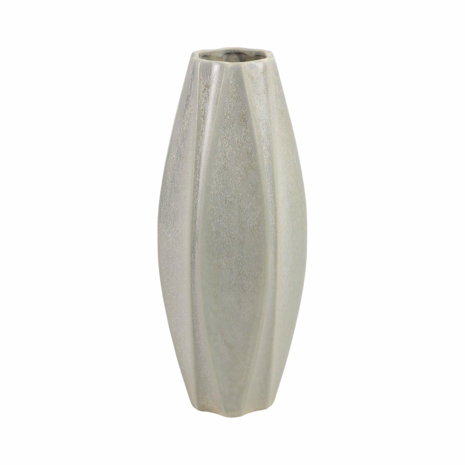 Aveiro Small Ceramic Portugal Vase - Gunmetal