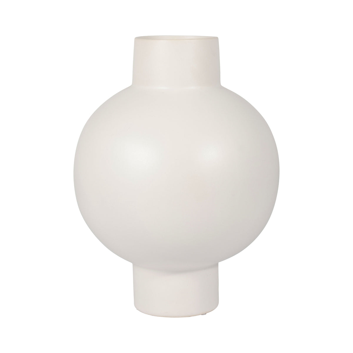 Ceramic 15" Bubble Vase - Creme