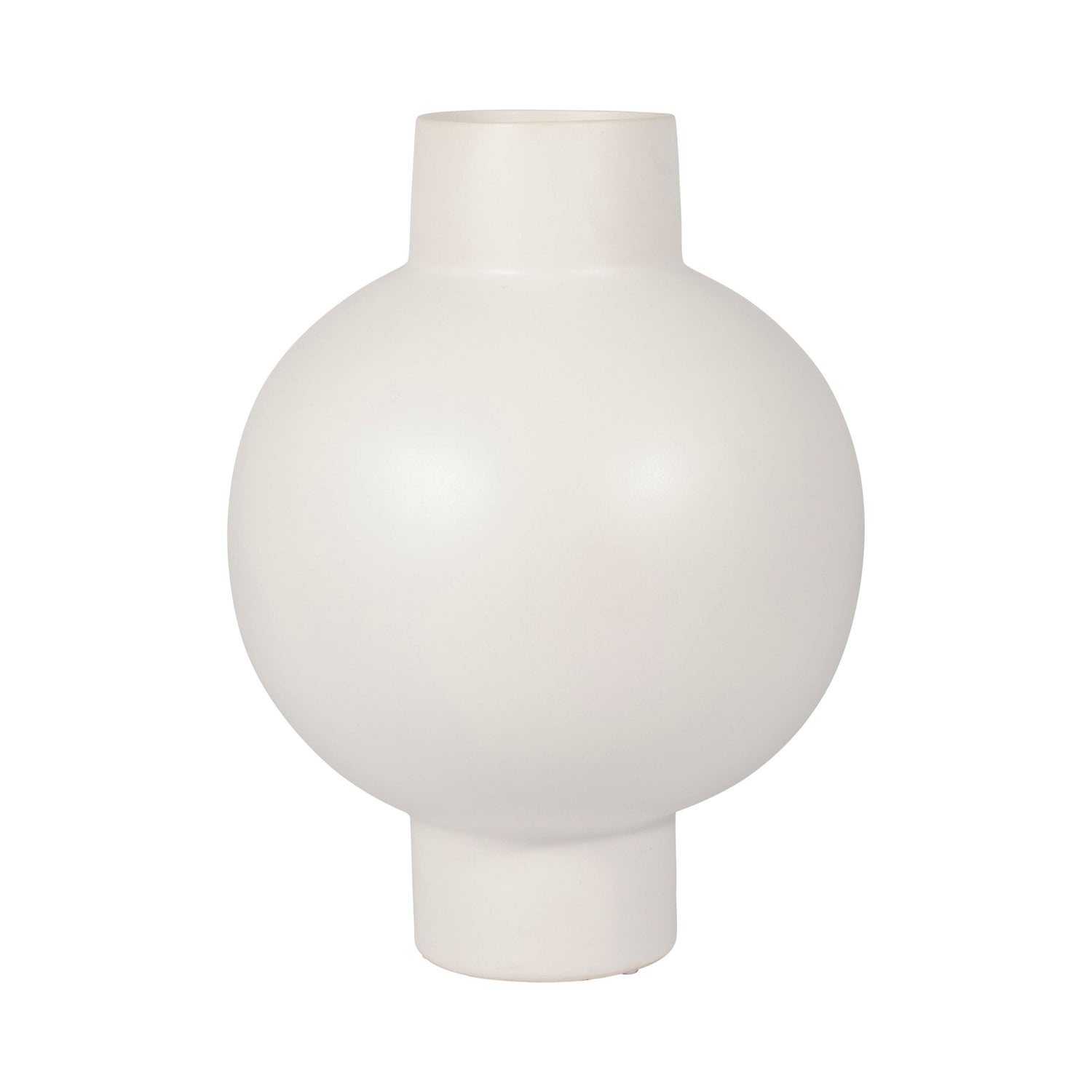 Ceramic 15" Bubble Vase - Creme
