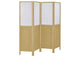 960121 Mattison 4-Panel Room Divider Folding Shoji Screen Natural