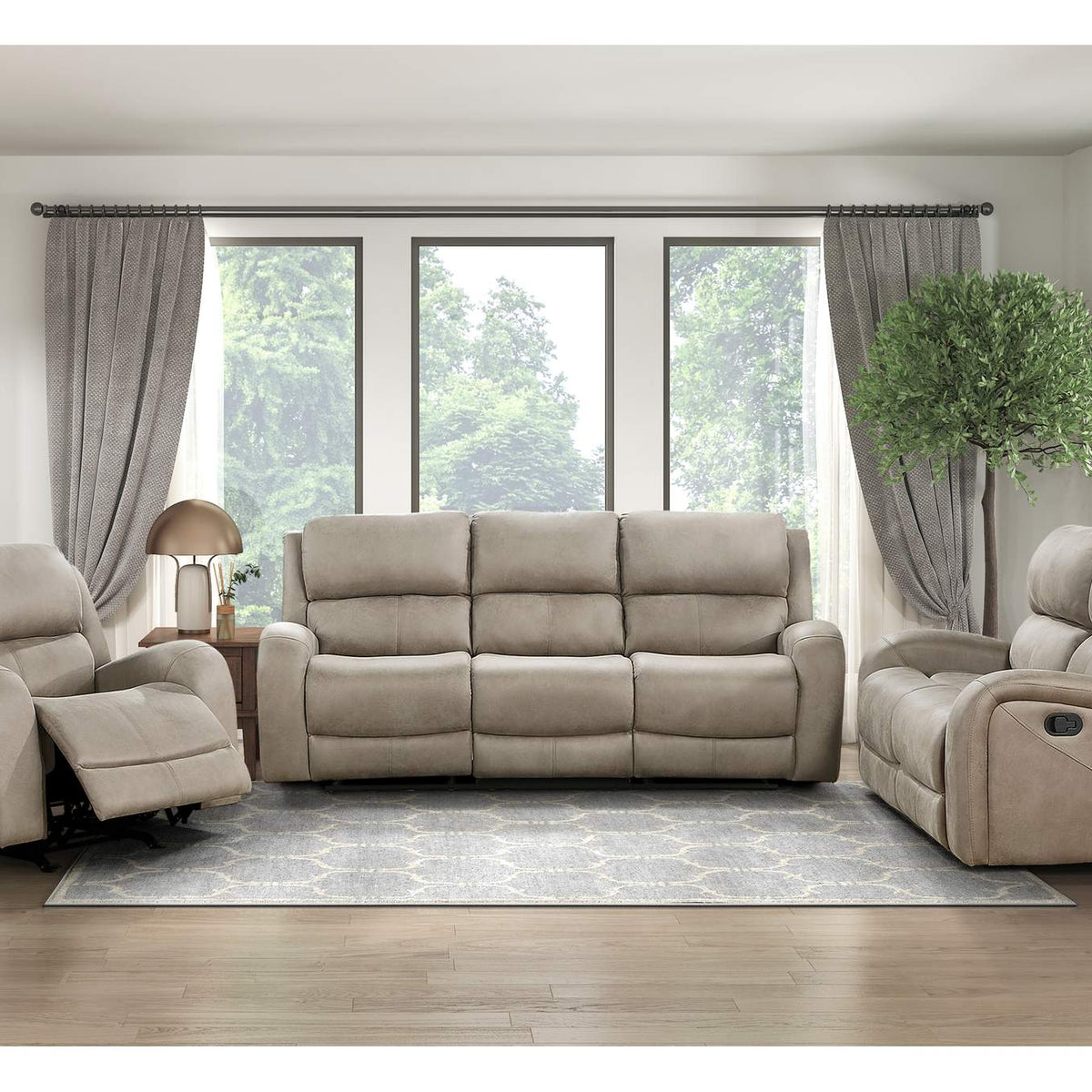 9601BR-3 Pagosa Double Reclining Sofa
