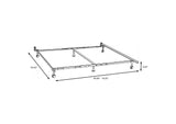 9601QK Kerns Queen or Eastern King or Cal King Bed Frame Black