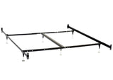 Esme California King Bed Frame Black (Headboard & Footboard)