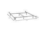 9602KW Esme California King Bed Frame Black (Headboard & Footboard)