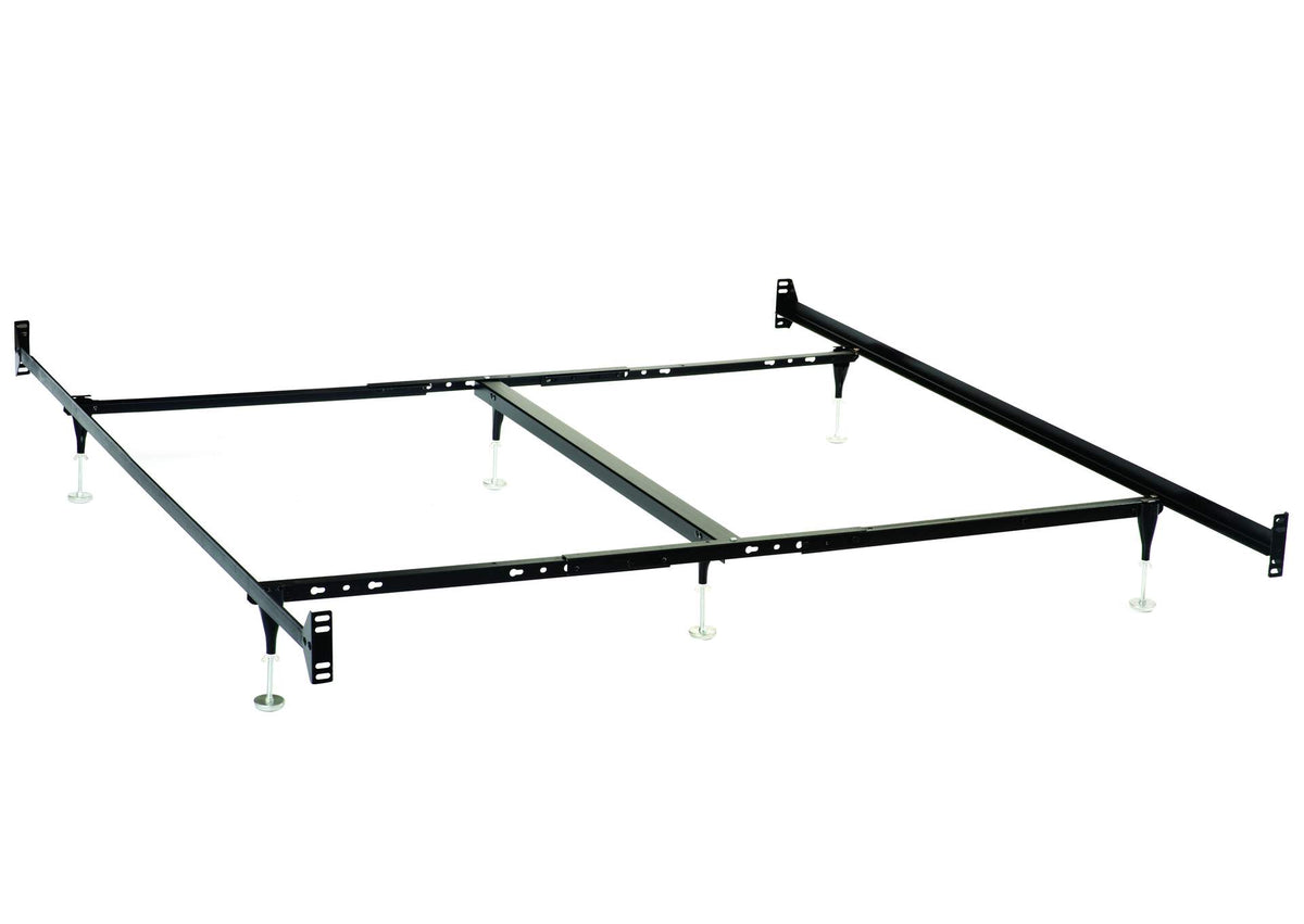 9602QK Esme Queen or E King Bed Frame Black (Headboard & Footboard)