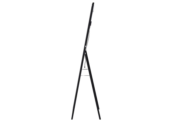 960962 Windrose 28 x 67 Inch Tempered LED Standing Mirror Black