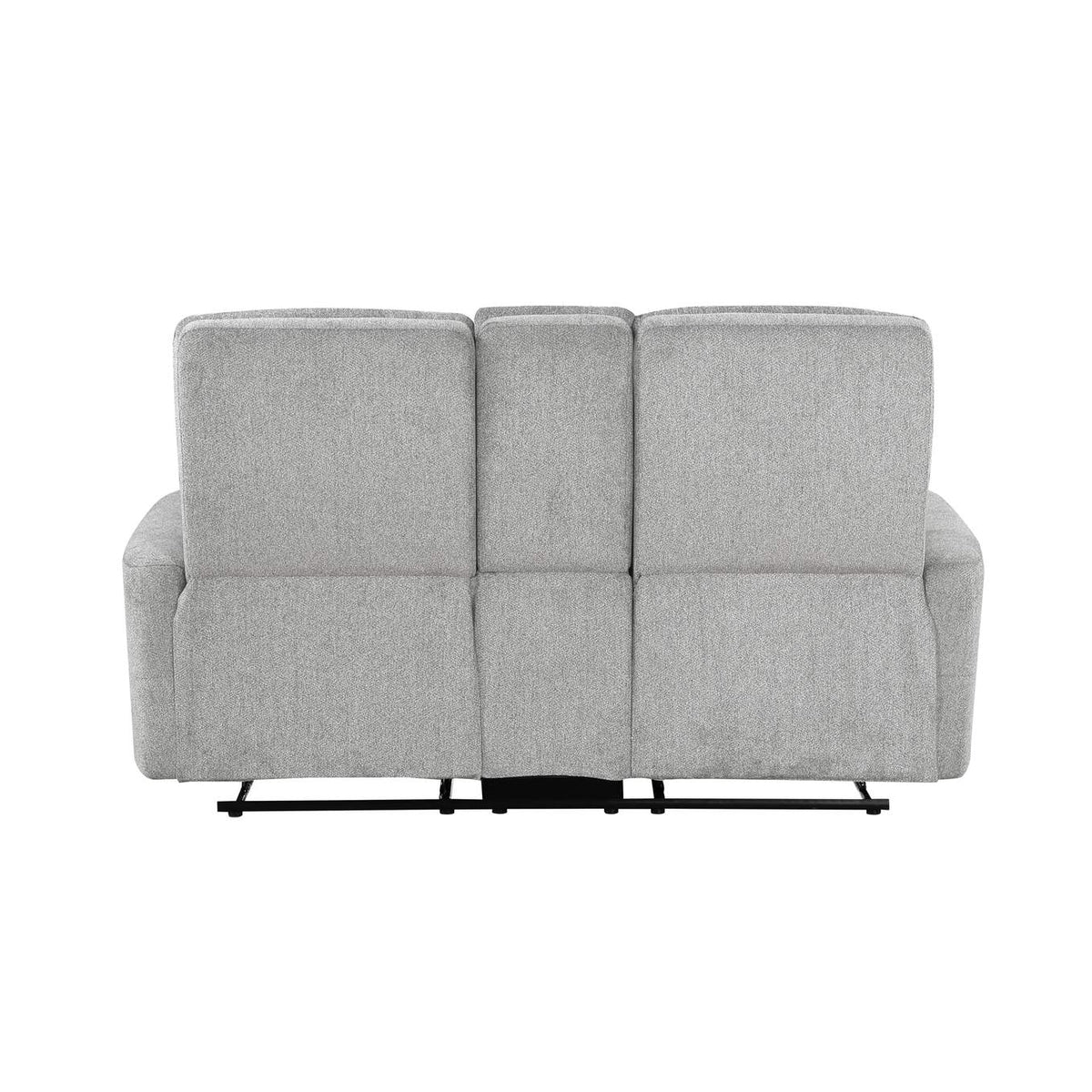 9610GY-2 Lyndon Double Reclining Love Seat with Center Console