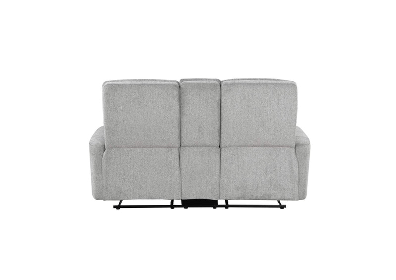 9610GY-2 Lyndon Double Reclining Love Seat with Center Console