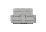 9610GY-2 Lyndon Double Reclining Love Seat with Center Console