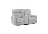 9610GY-2 Lyndon Double Reclining Love Seat with Center Console