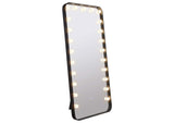 961577 Canton 32 x 71 Inch LED Standing Mirror with Speakers Black