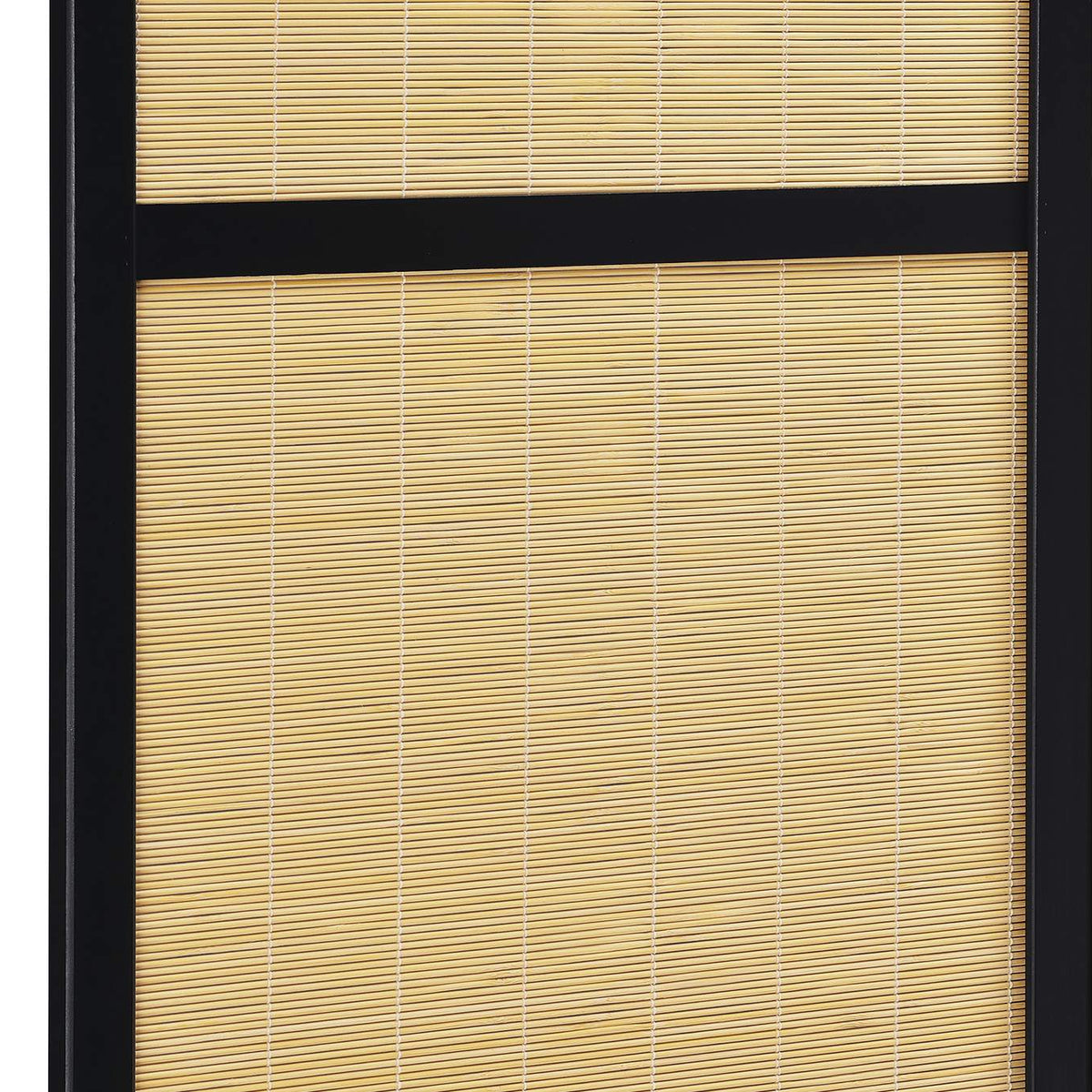 961648 Pearce 4-panel Bamboo Room Divider Folding Screen Natural