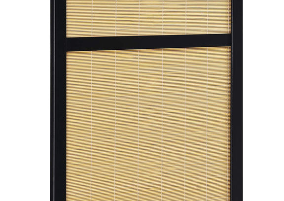 961648 Pearce 4-panel Bamboo Room Divider Folding Screen Natural
