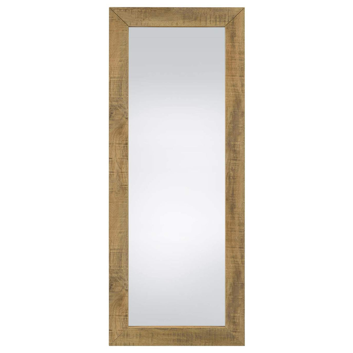 961654 Cadence Tempered Glass Full Length Standing Mirror Mango