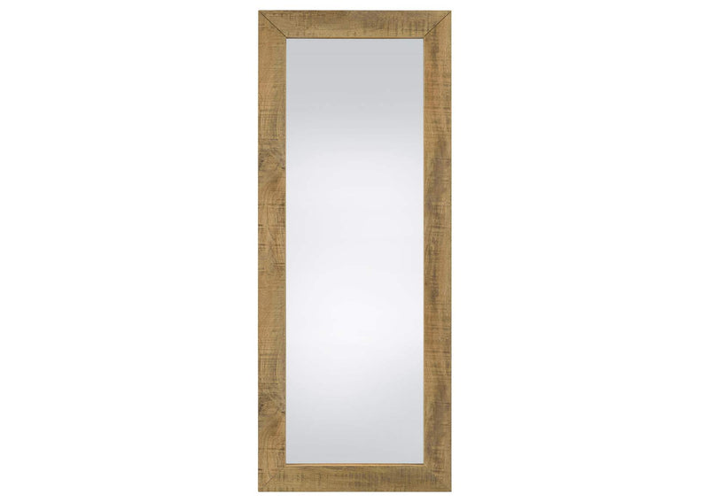 961654 Cadence Tempered Glass Full Length Standing Mirror Mango