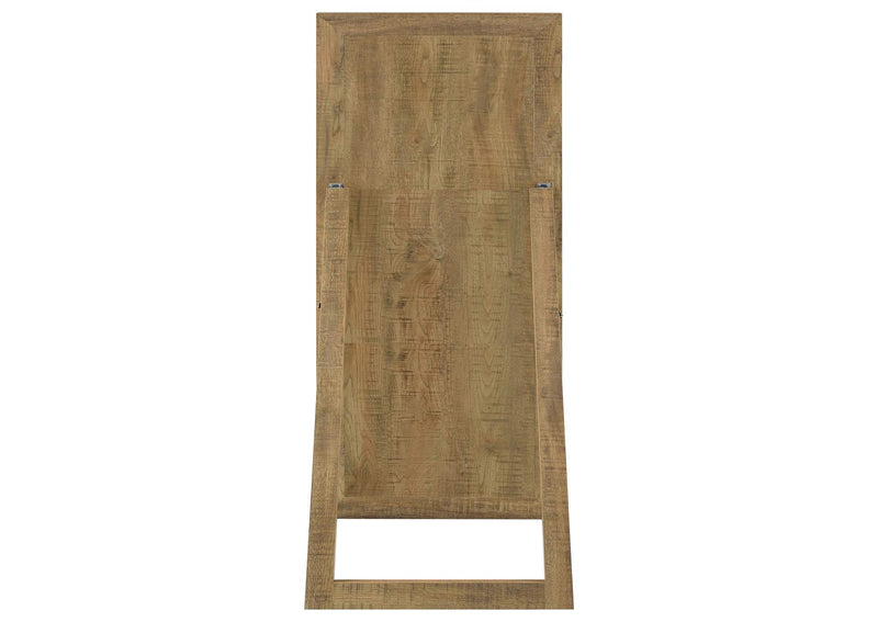 961654 Cadence Tempered Glass Full Length Standing Mirror Mango