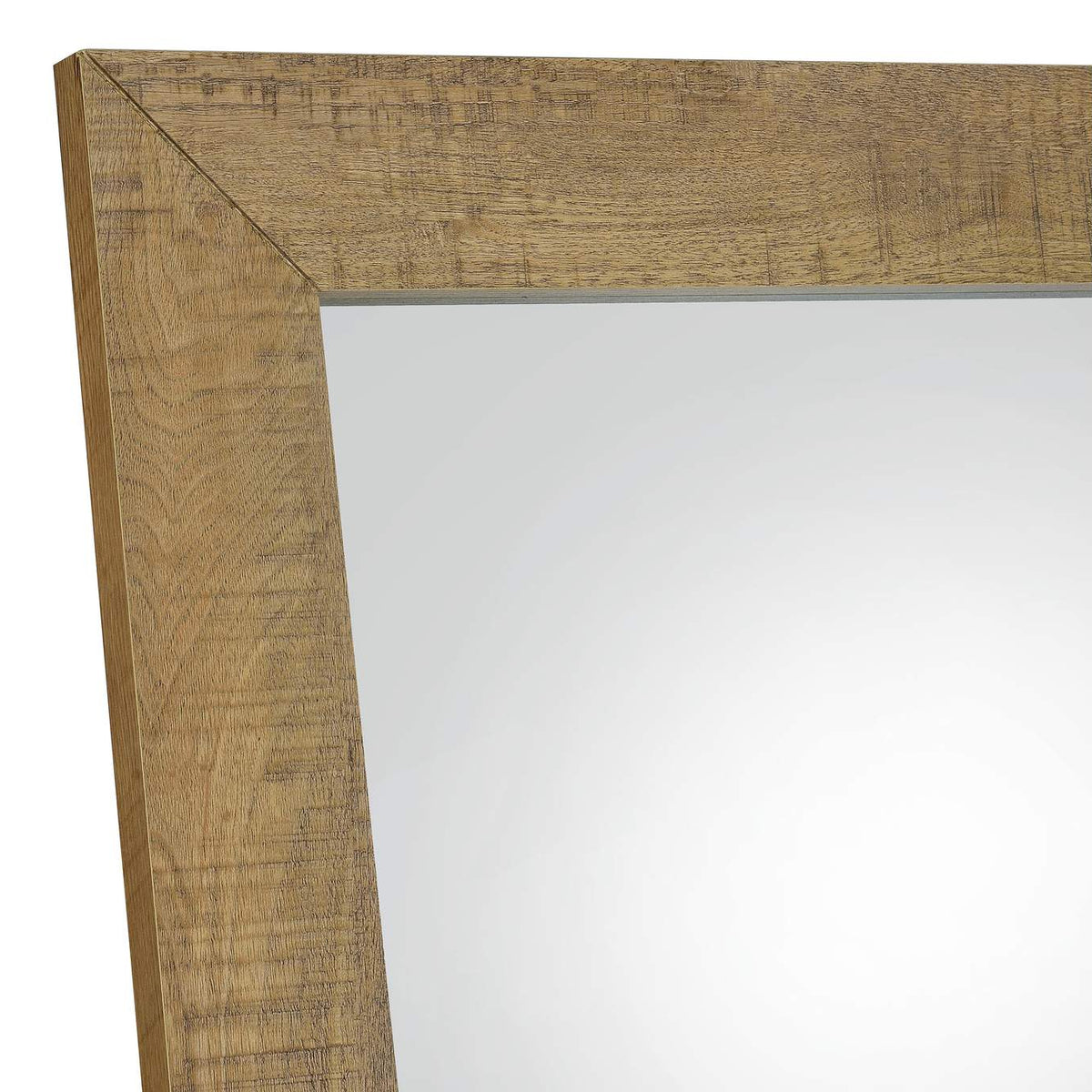 961654 Cadence Tempered Glass Full Length Standing Mirror Mango
