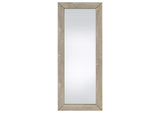 961655 Cadence Tempered Glass Full Length Mirror Grey Washed Oak