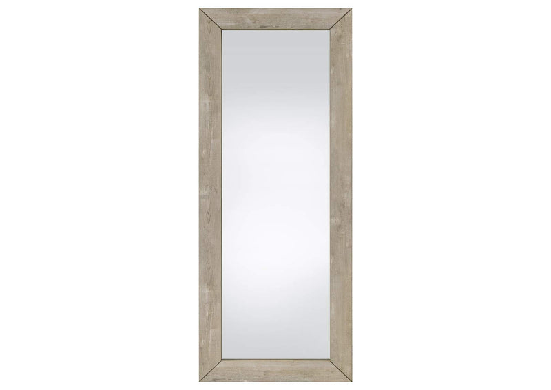 961655 Cadence Tempered Glass Full Length Mirror Grey Washed Oak