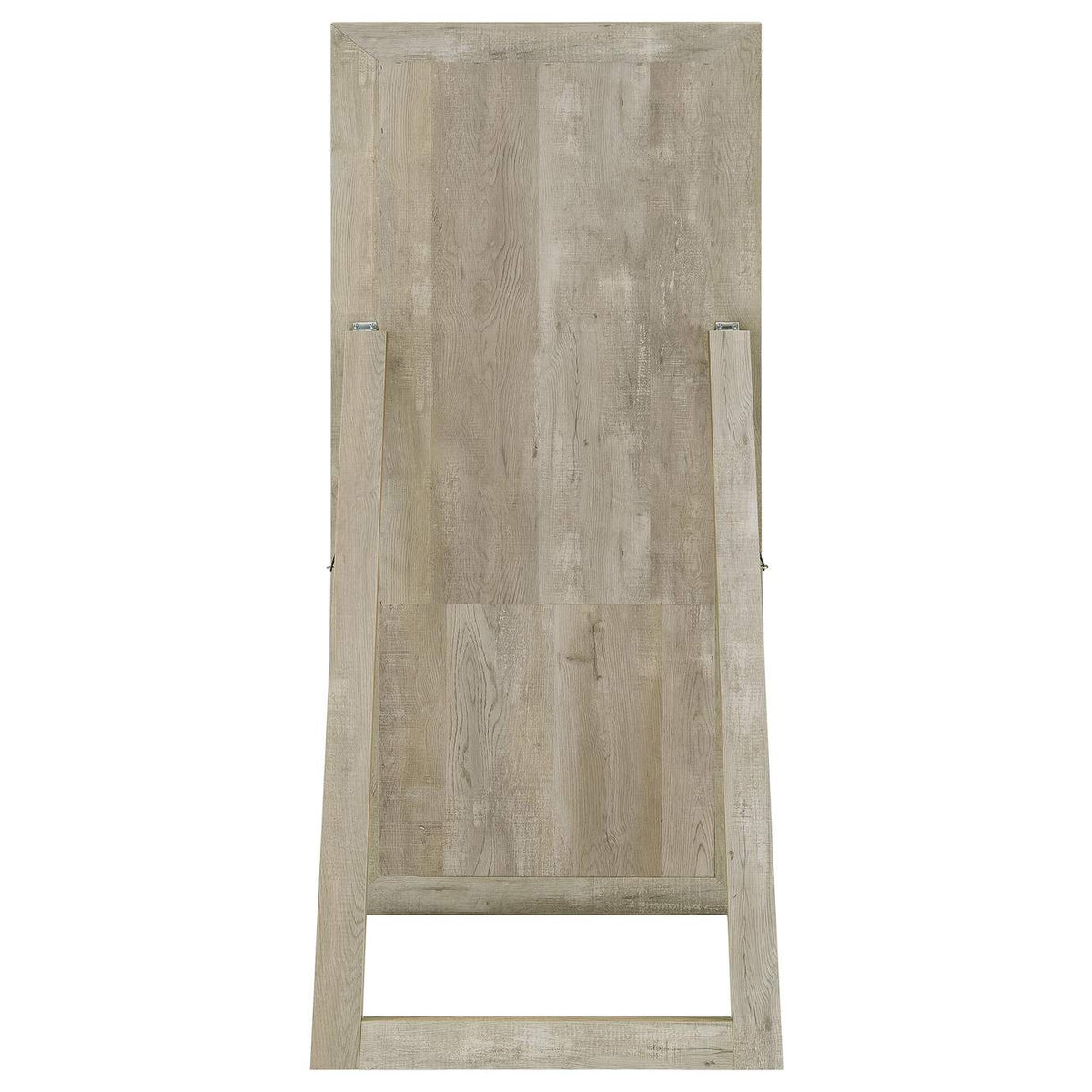 961655 Cadence Tempered Glass Full Length Mirror Grey Washed Oak