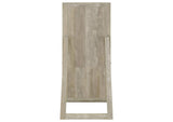961655 Cadence Tempered Glass Full Length Mirror Grey Washed Oak