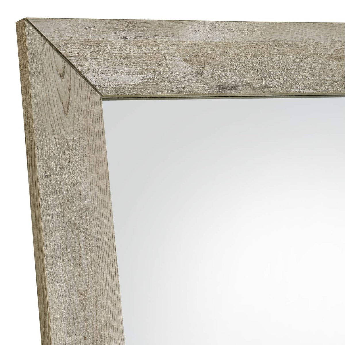 961655 Cadence Tempered Glass Full Length Mirror Grey Washed Oak