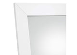 961656 Cadence Tempered Glass Full Length Mirror White High Gloss