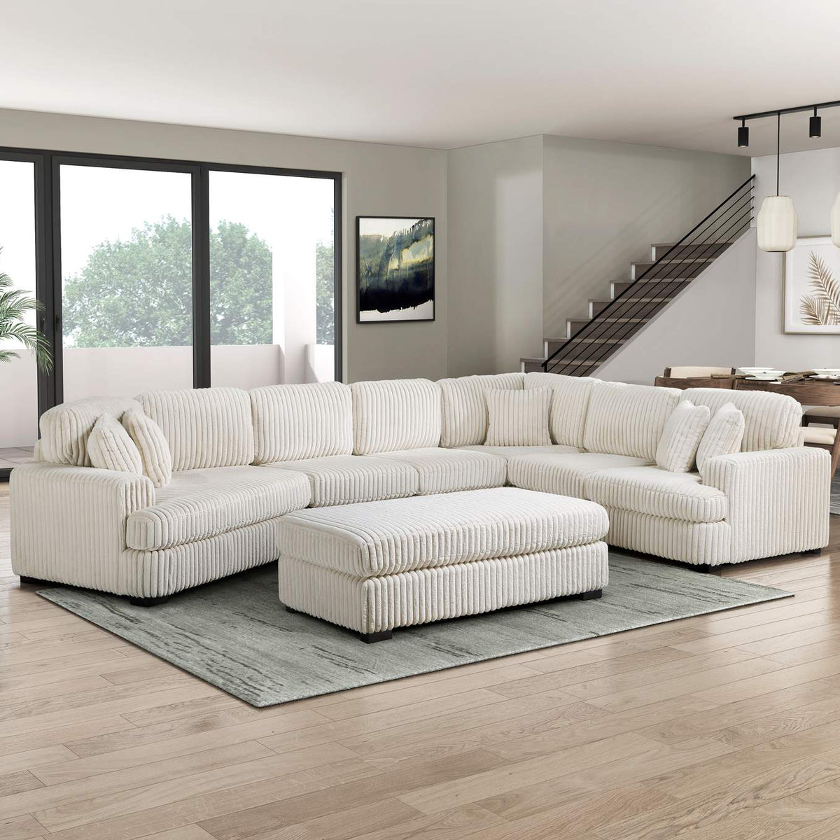 9623BE-4 Warwick Ottoman