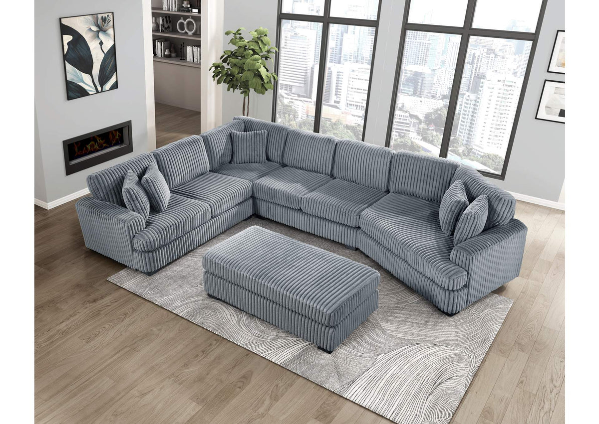 9623GY-4 Warwick Ottoman