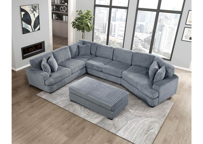 9623GY-4 Warwick Ottoman