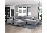 9624GY-4 Raife Storage Ottoman