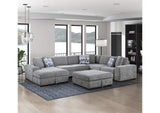 9624GY-4 Raife Storage Ottoman