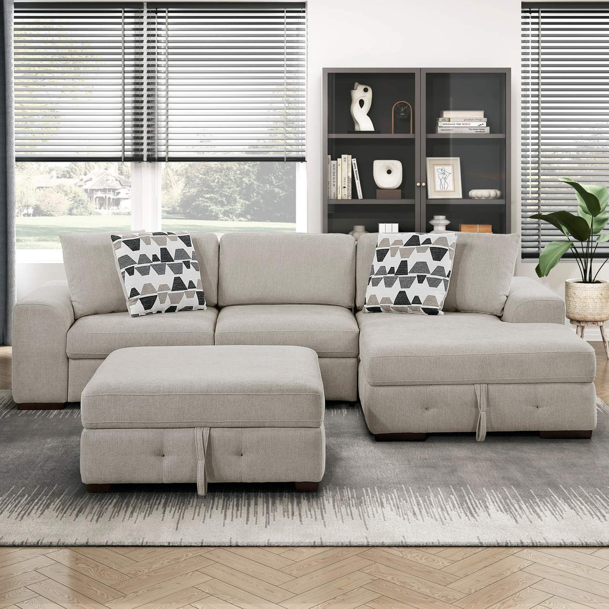 9624TP-4 Storage Ottoman