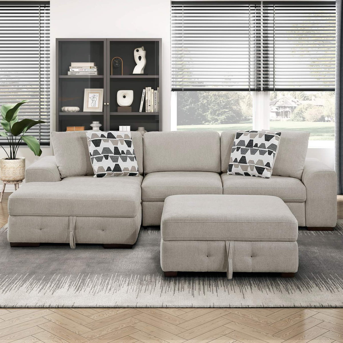 9624TP-4 Storage Ottoman