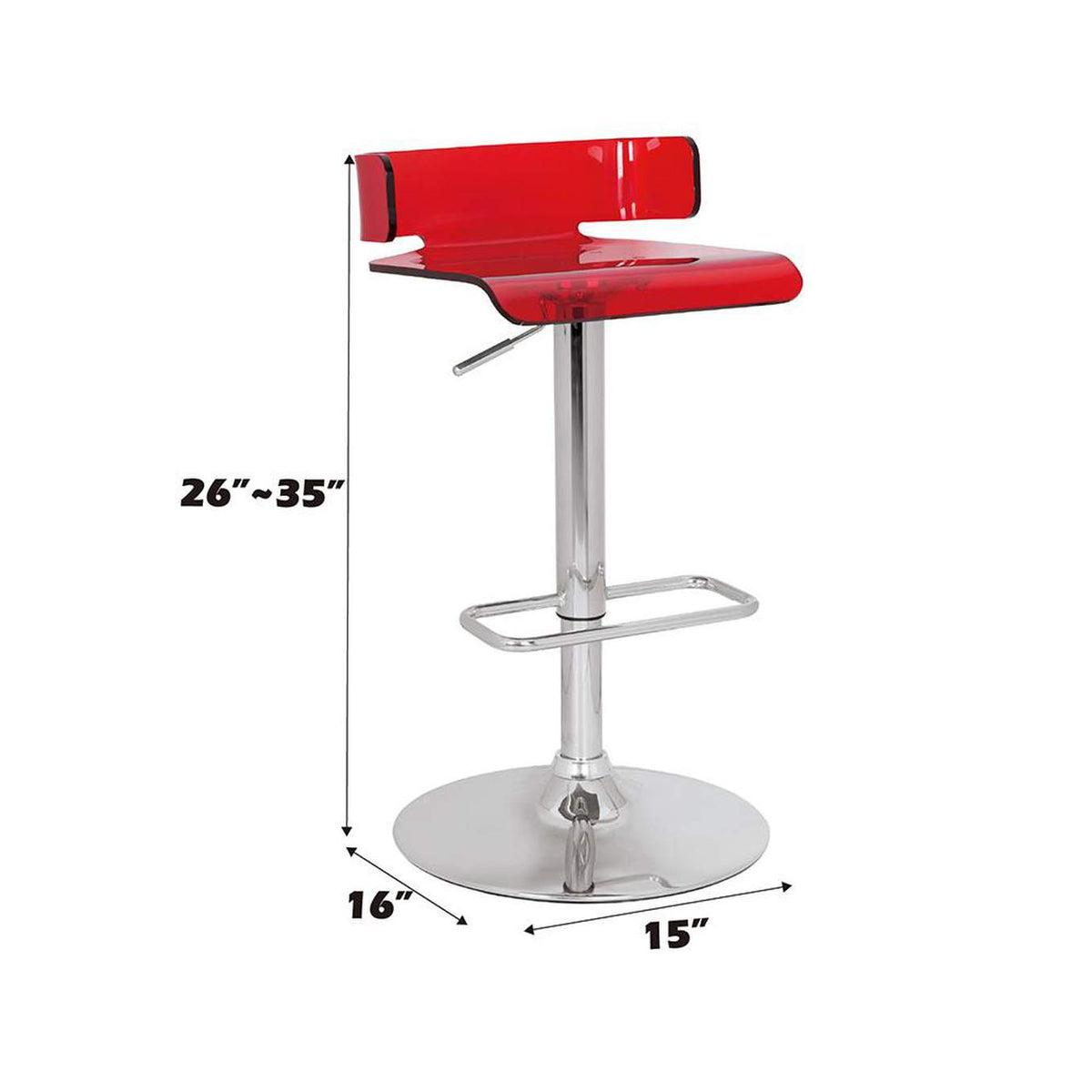 96262 Rania Adjustable Stool with Swivel