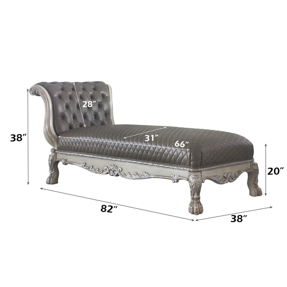 96275 Dresden Chaise with Pillow