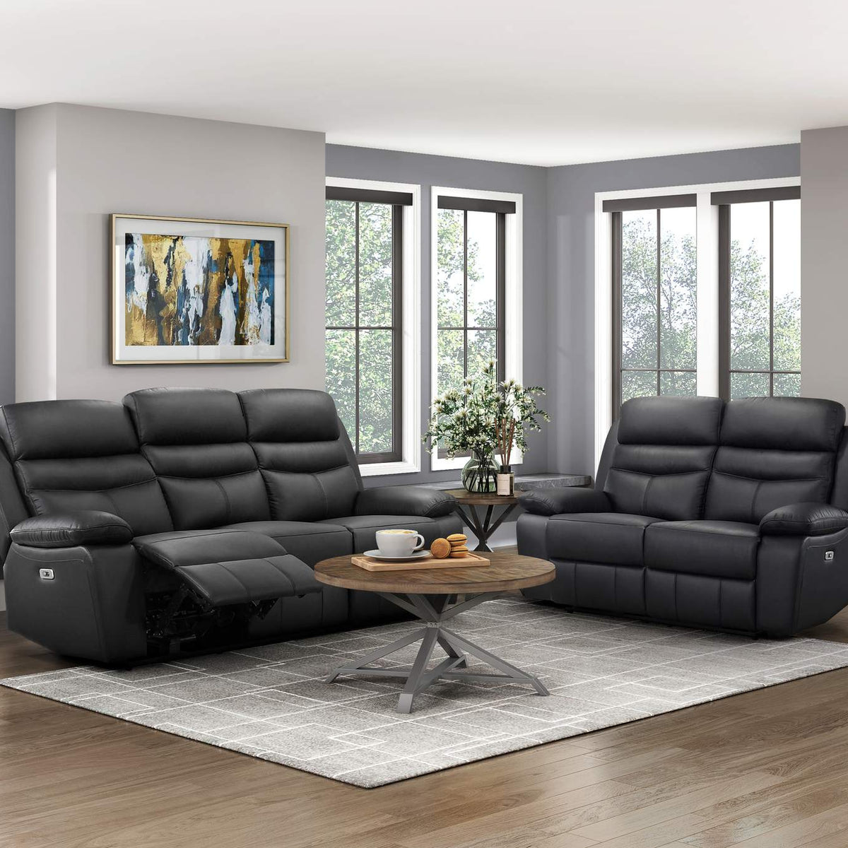 9628BLK-1PW Hancock Power Reclining Chair