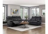 9628BLK-3PW Hancock Power Double Reclining Sofa