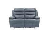 9628BUE-2PW Hancock Power Double Reclining Love Seat