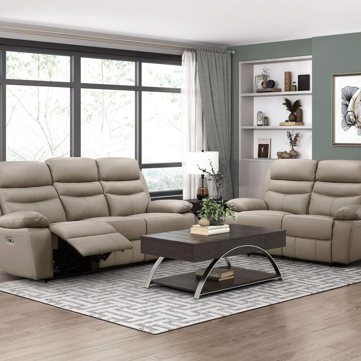 9628LTE-3PW Hancock Power Double Reclining Sofa
