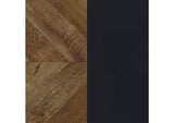 962922 Marlene 3-Panel Room Divider Folding Screen Rustic Tobacco