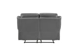 9629DGY-2 Laconia Double Reclining Love Seat