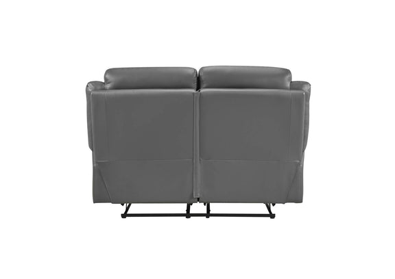 9629DGY-2 Laconia Double Reclining Love Seat