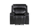 U8880-BLK_LEATHER-PR U8880 BLACK LEATHER POWER RECLINER