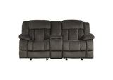 9636-2 Double Glider Reclining Love Seat with Center Console