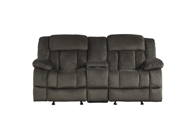 9636-2 Double Glider Reclining Love Seat with Center Console