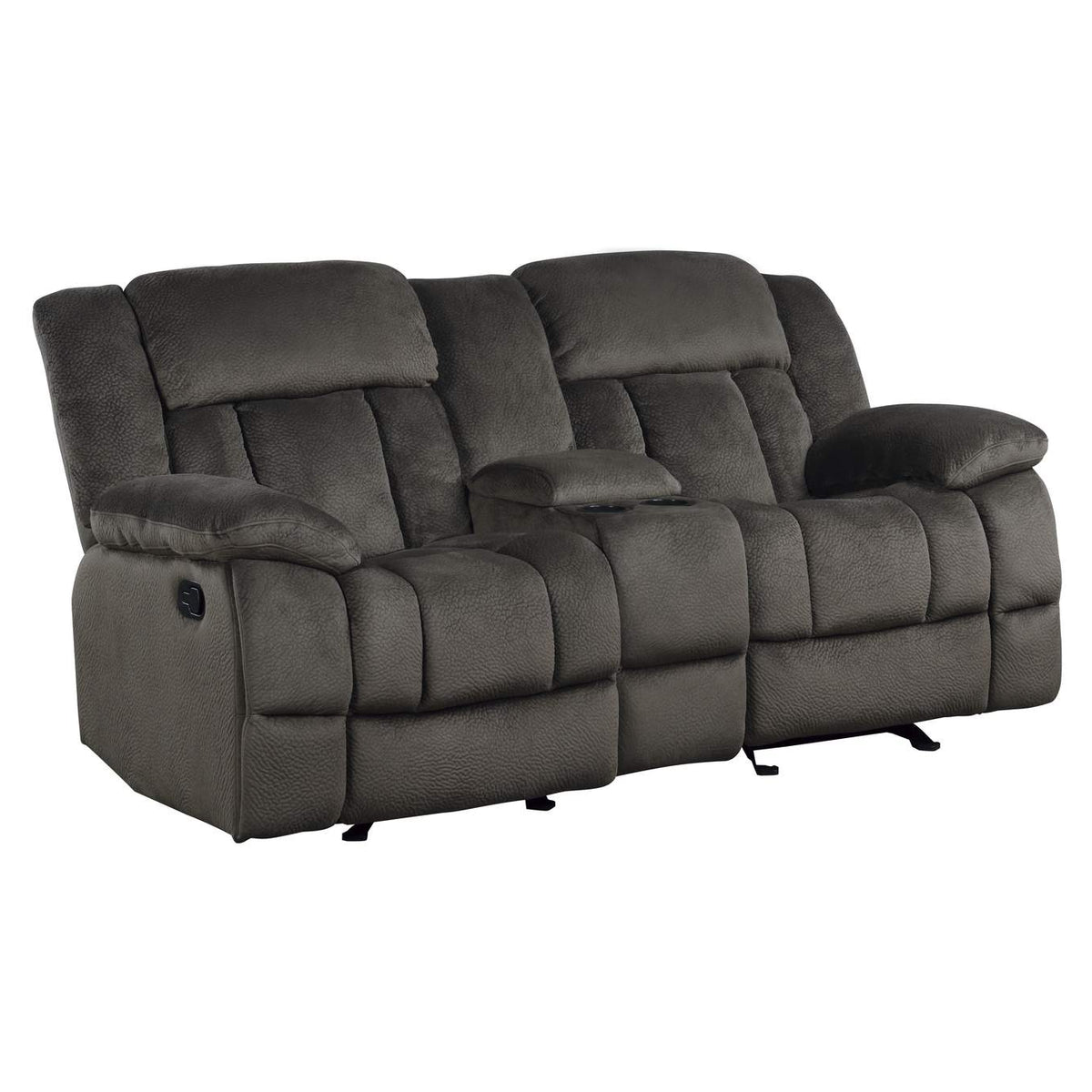 9636-2 Double Glider Reclining Love Seat with Center Console
